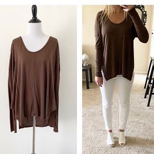 🆕 Graham & Spencer Long Sleeve Asymmetrical Tee M